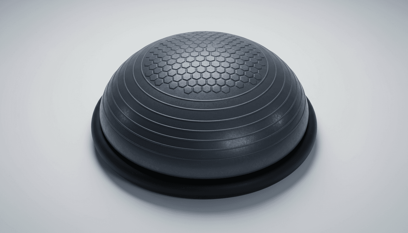 Close-up detail of H43Brands balance trainer showing quality construction and design